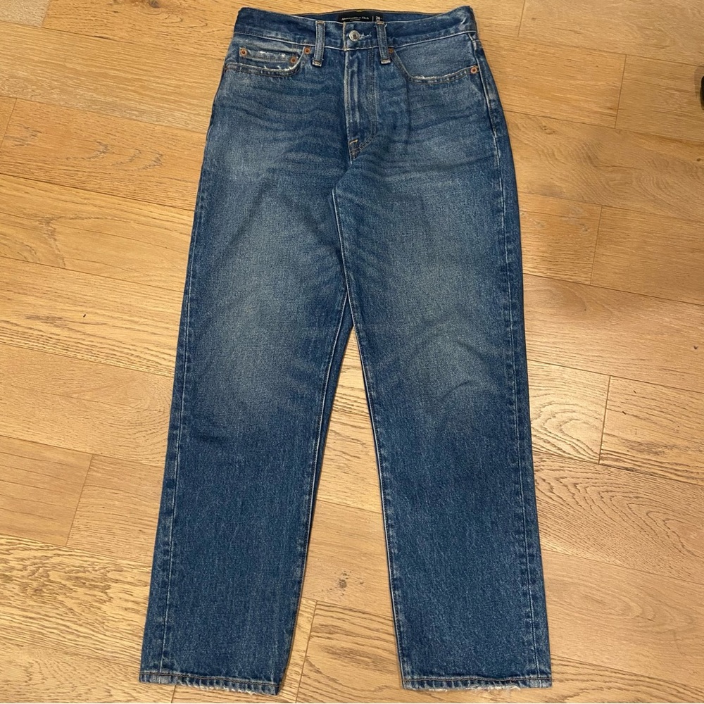 Abercrombie 90s Loose Jeans Dark Medium Wash 28x30